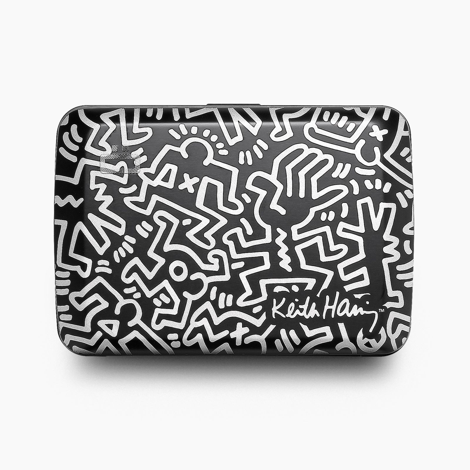 OGON Aluminum Wallet Smart Case V2.0 - Keith Haring White
